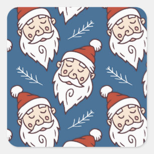 From Santa Child's Name Merry Christmas Family Square Sticker