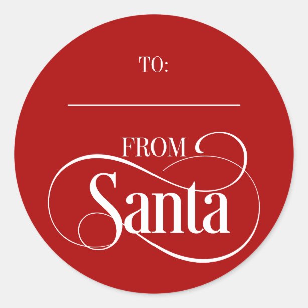 Santa Stickers | Zazzle AU