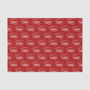 From Santa Claus Christmas Holiday Tissue Paper
