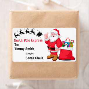 From Santa Claus Personalise Child's Name Gift