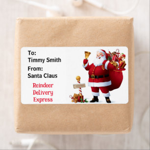 From Santa Claus Personalise Child's Name Gift Lab