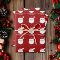 From Santa Cute Custom Red Kids Christmas