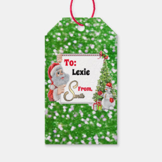From Santa Gift Tags