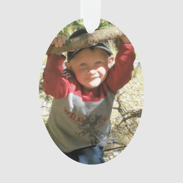 From Santa Photo Ornament - See Back (Front)