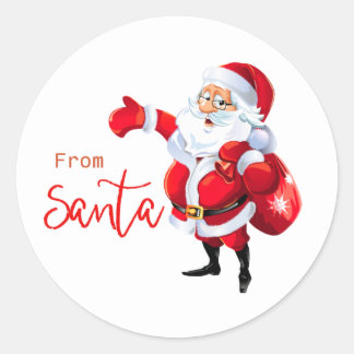 From Santa Sticker