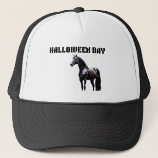 From Shadows to Light: The Spirit of Hallows' Day Trucker Hat
