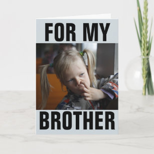 FROM SISTER TO BROTHER FUNNY NOSE PICKING CARDS