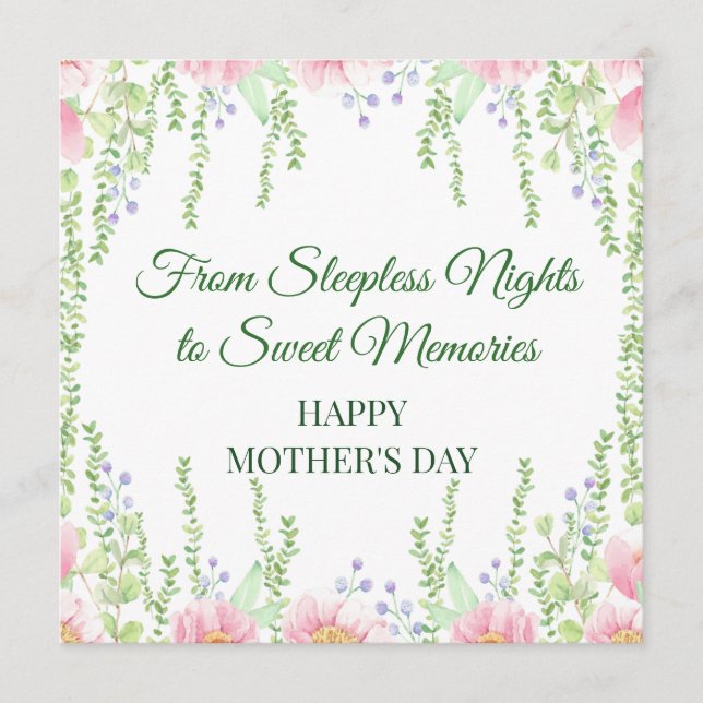 From Sleepless Nights to Sweet Memories - Card (Front)