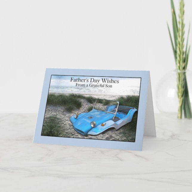 From Son for Father’s Day with Dune Buggy Card (Front)