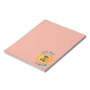From Son Up To Son Down Mum of Boys Notepad