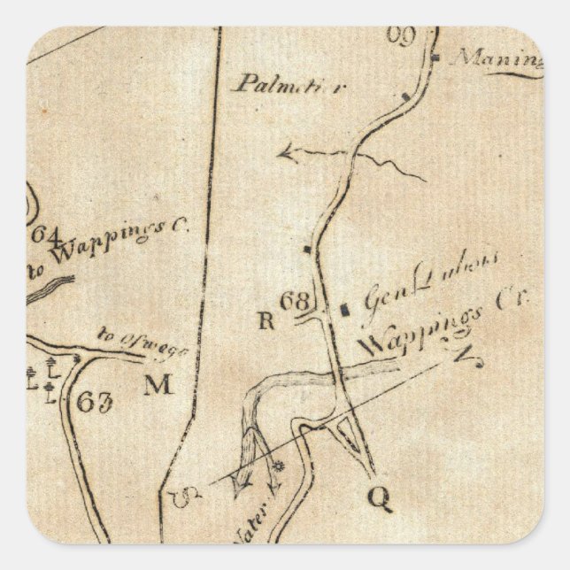 From Stratford to Poughkeepsie 20 Square Sticker (Front)