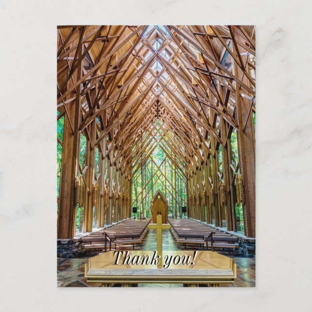 From The Altar Thank you Postcard (Front)