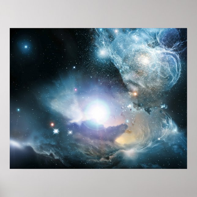 From the ashes of the first stars poster (Front)