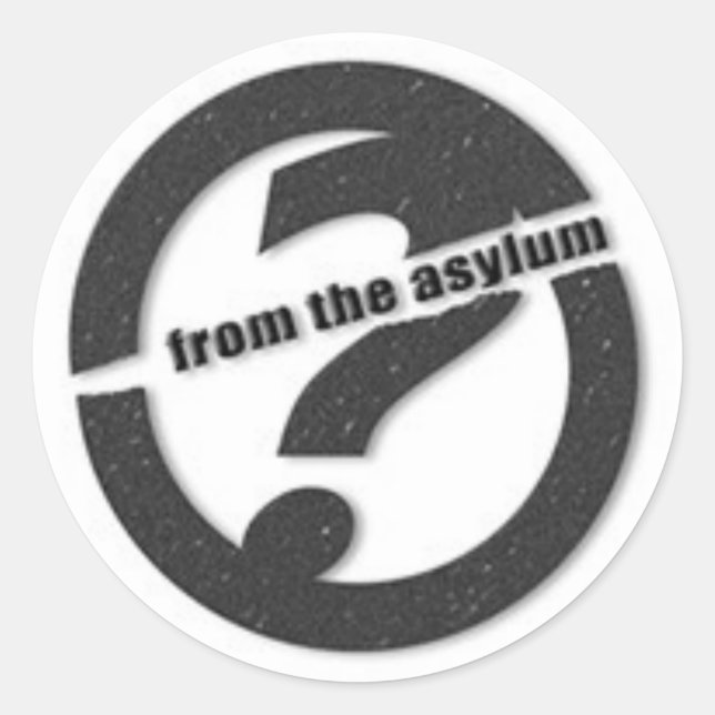 From the Asylum (Small) Logo Stickers (Front)