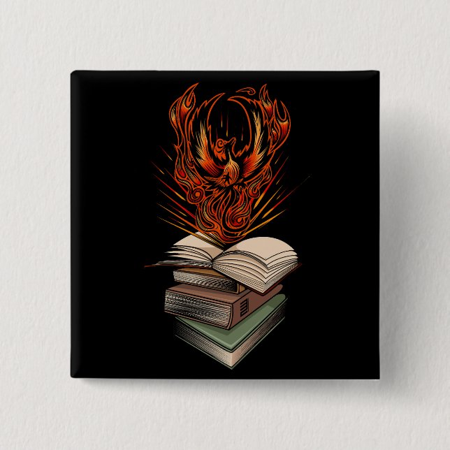 From The Books 15 Cm Square Badge (Front)