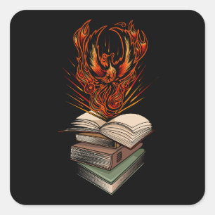 From The Books Square Sticker