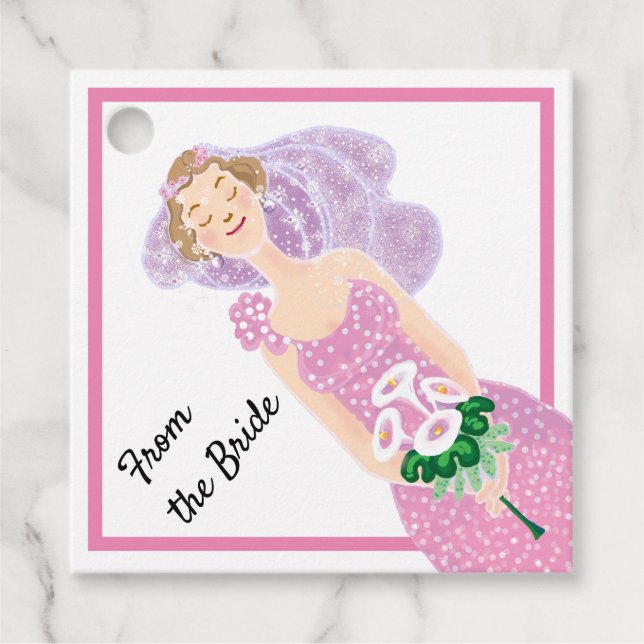 From the Bride Favour Tags (Front)