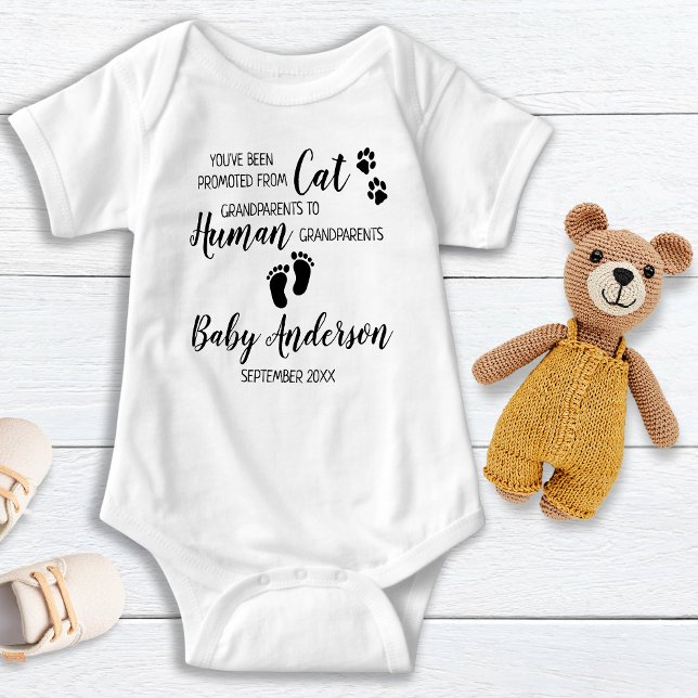 From The Cat Grandparents Pregnancy Announcement  Baby Bodysuit (Creator Uploaded)
