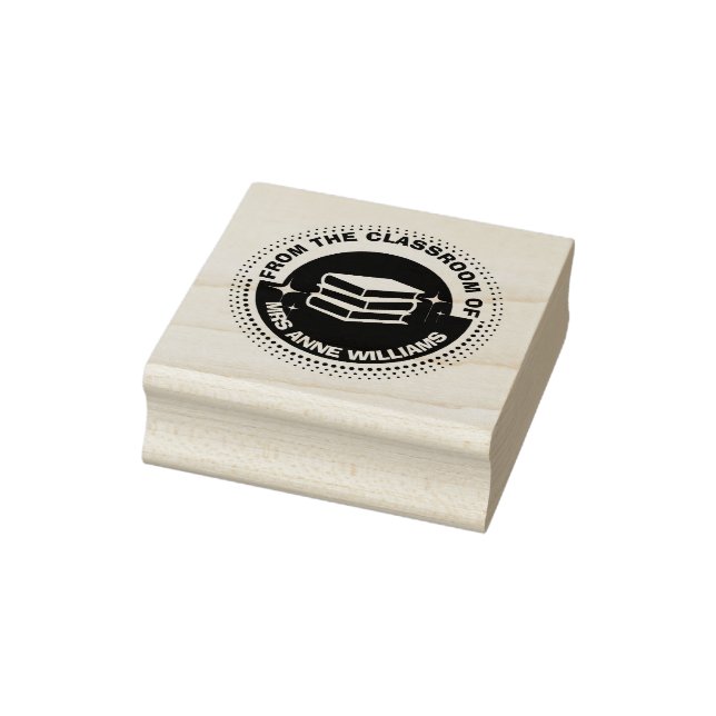 From the Classroom of [Your Name] – Custom Teacher Rubber Stamp (Stamp)