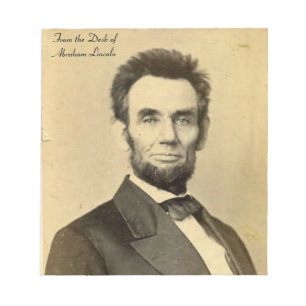 From the Desk of Abraham Lincoln Notepad