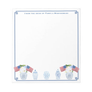 From The Desk Of All-American Chinoiserie Chic Notepad