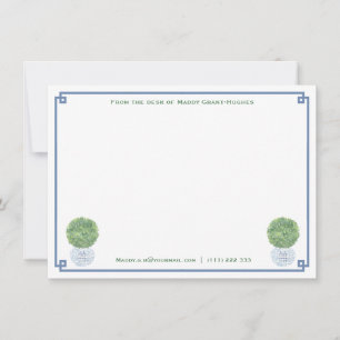 From The Desk Of   Classic Personalised Stationery Card
