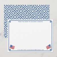 From The Desk Of | Classic USA Flag Personalised N