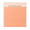 From the Desk Of - Lined Notepad, Peach