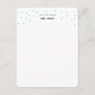 From the Desk of Note Cards for Teachers