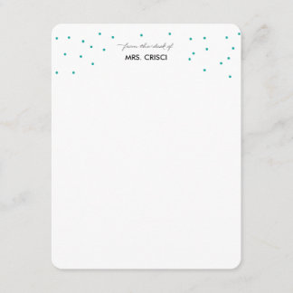 From the Desk of Note Cards for Teachers