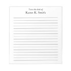 From the desk of notepad