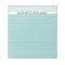 From the Desk Of Personalised Lined Notepad, Blue