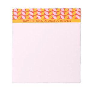 From the Desk Of Personalised Mod Pattern Notepad