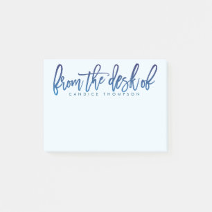 From The Desk Of Personalised Post-it Notes