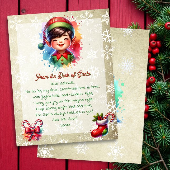 From the Desk of Santa for Kids | Anime Boy Elf (Creator Uploaded)