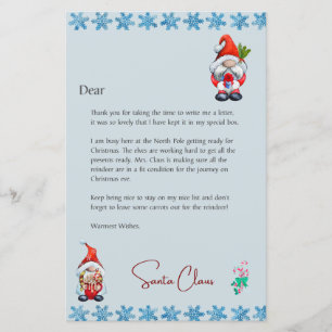 From the Desk of Santa Letter Customise Christmas 