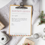 From the Desk of Santa's Elves Blank Christmas Custom Letterhead<br><div class="desc">Use this sweet Christmas letterhead to share a note from your child's elf. Official letterhead in festive red and green features "from the desk of Santa's Elves" at the top, with the North Pole mailing address along the bottom. Add a handwritten note - but be sure to disguise your handwriting!...</div>