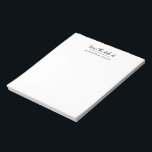 From The Desk Of Simple Script Name Notepad<br><div class="desc">From the desk of script name notepad. Great for the little reminders and to dos for home,  school or office.</div>