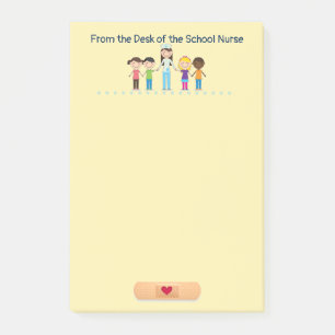 From the Desk of the School Nurse Post-it Notes