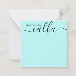 From the Desk Simple Elegant Notecard