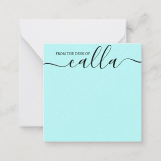 From the Desk Simple Elegant Notecard
