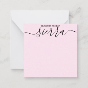 From the Desk Simple Elegant Notecard