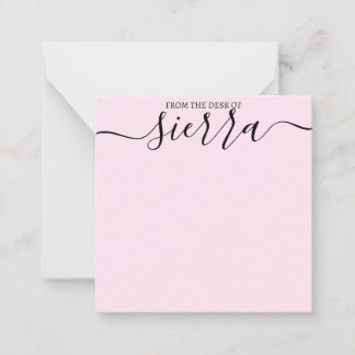 From the Desk Simple Elegant Notecard