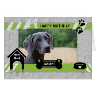 from the Dog Birthday Green Pet's Photo and Name