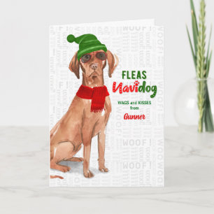 from the Dog Funny Hungarian Vizsla Christmas Holiday Card