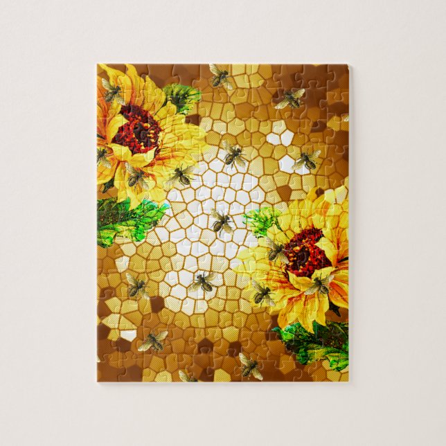 FROM THE FLOWER TO THE HIVE JIGSAW PUZZLE (Vertical)