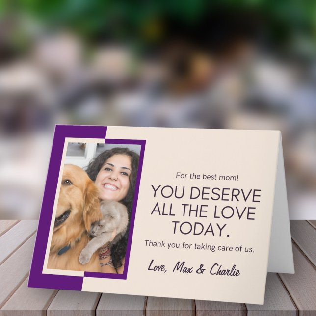 From the Fur Babies-Mother’s Day Pet Photo Holiday Card (Creator Uploaded)