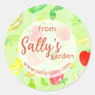 From The Garden Of Produce Product Label 