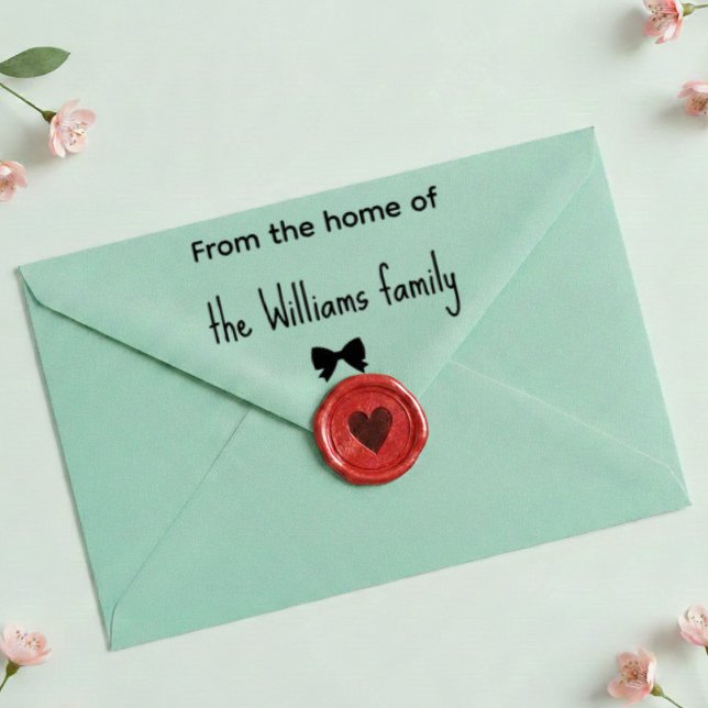 From the Home of Custom Family Address Stamp (Creator Uploaded)