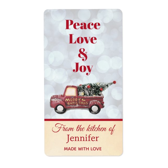 From the Kitchen of Christmas Delivery Truck (Front)